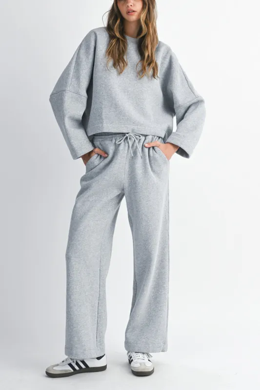Oversized Sweatshirt and Pants Set sold by Evercado