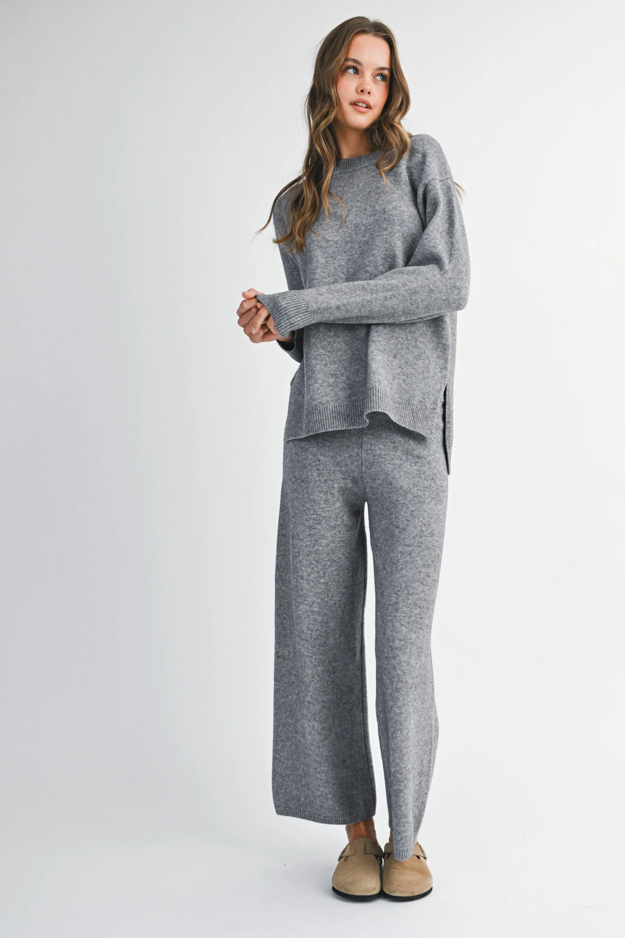Cozy Knit Lounge Set – Two-Piece Sweater & Pants sold by Evercado