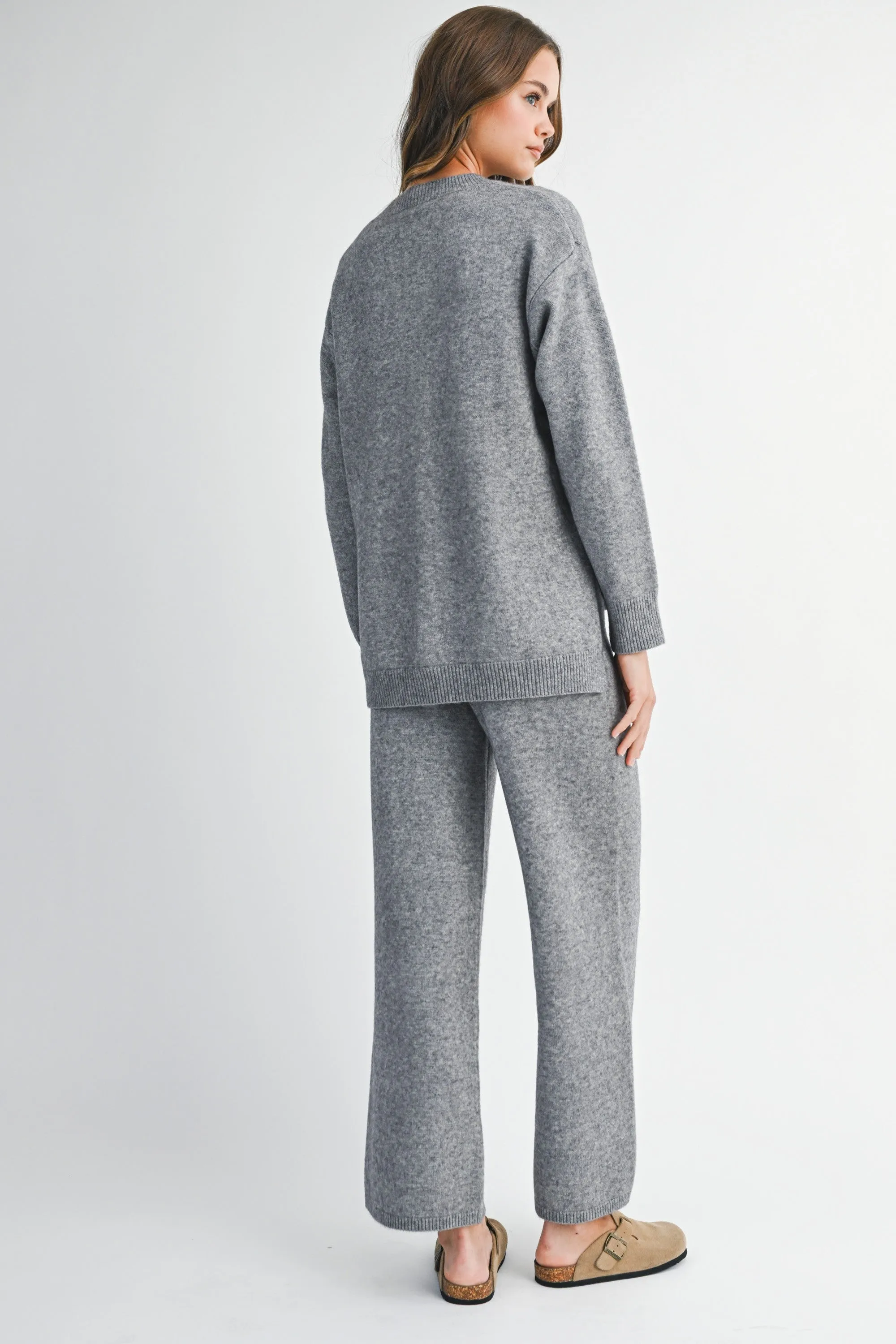 Cozy Knit Lounge Set – Two-Piece Sweater & Pants sold by Evercado product image thumbnail 4