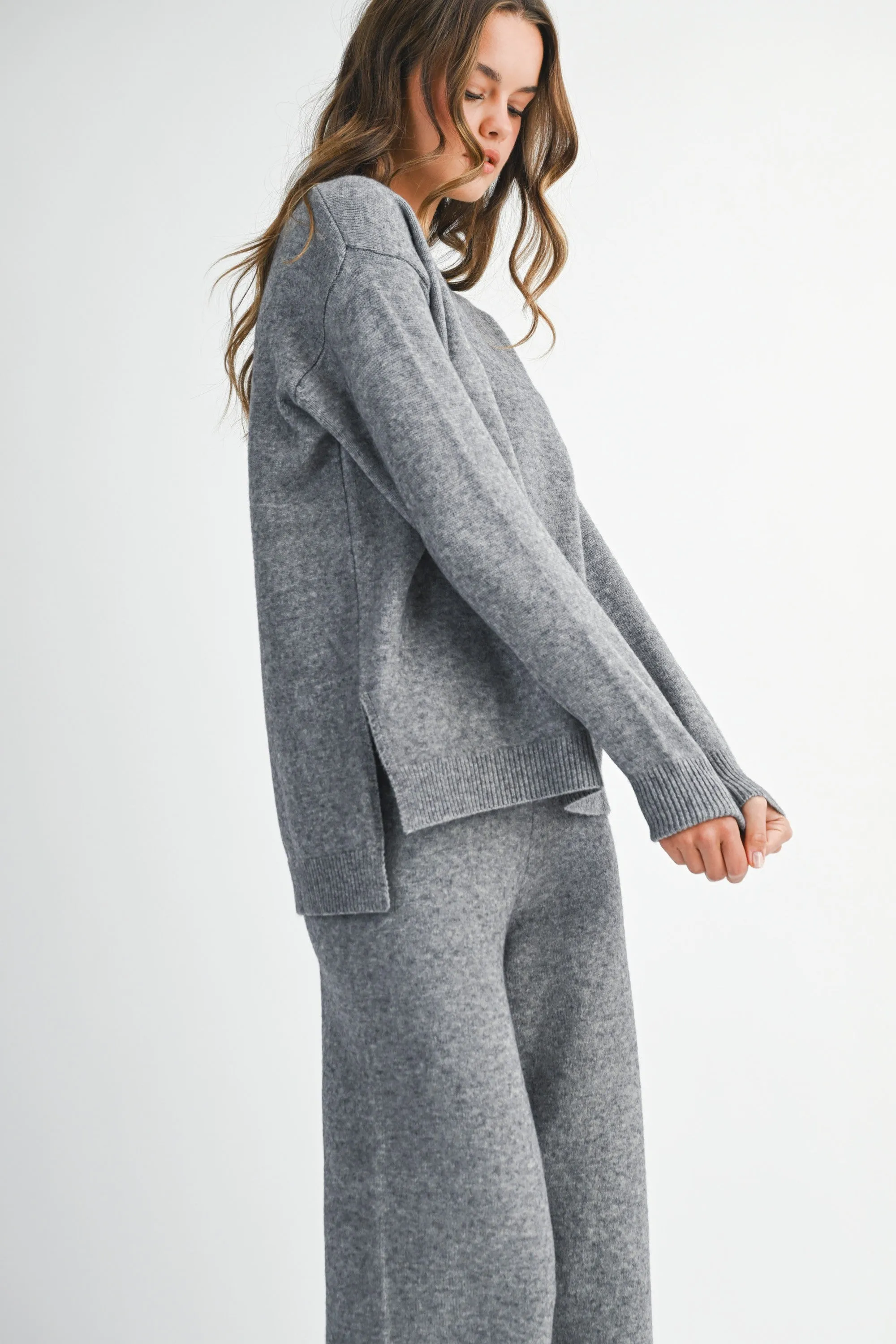 Cozy Knit Lounge Set – Two-Piece Sweater & Pants sold by Evercado product image thumbnail 5