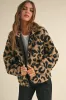 Leopard Sherpa Lightweight Jacket sold by Evercado