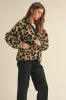 Leopard Sherpa Lightweight Jacket sold by Evercado
