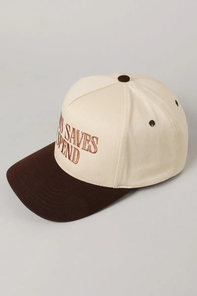 Jesus Saves I Spend Vintage Cap sold by Evercado product image thumbnail 3