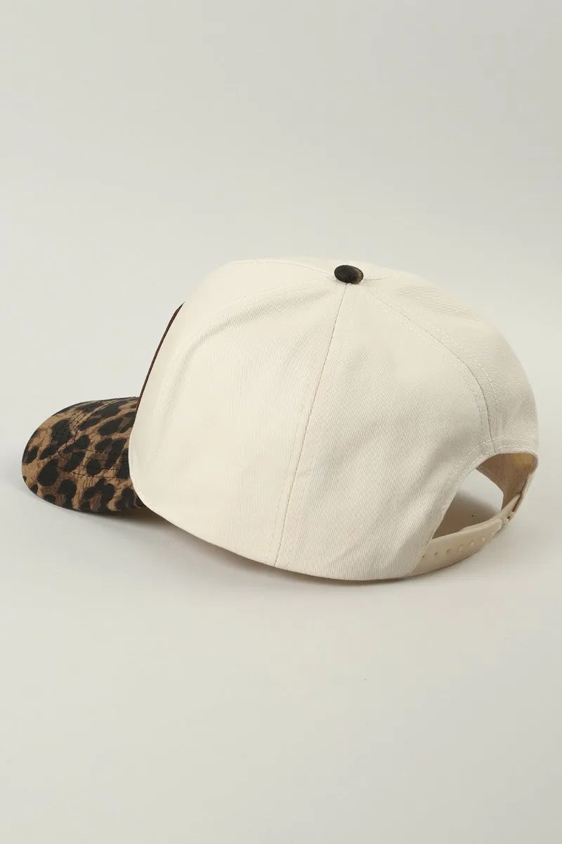 Howdy Darlin’ Leopard Brim Trucker Hat sold by Evercado product image thumbnail 4