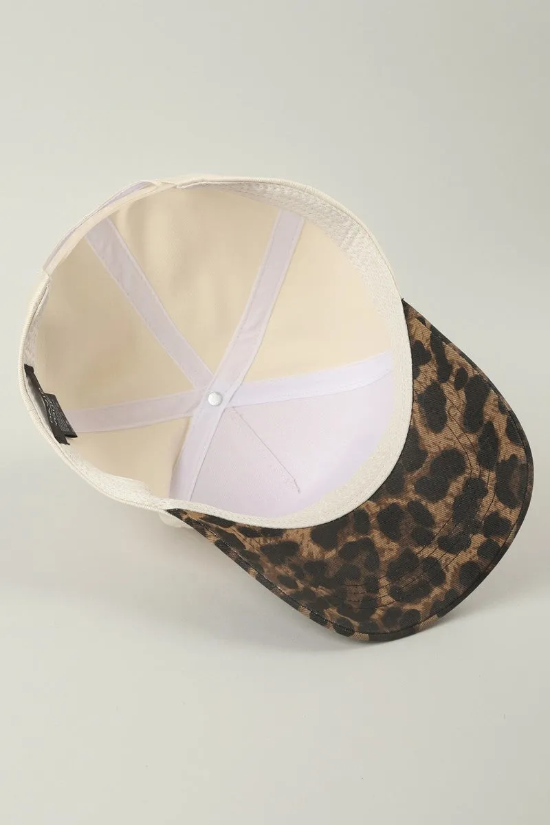 Howdy Darlin’ Leopard Brim Trucker Hat sold by Evercado product image thumbnail 5
