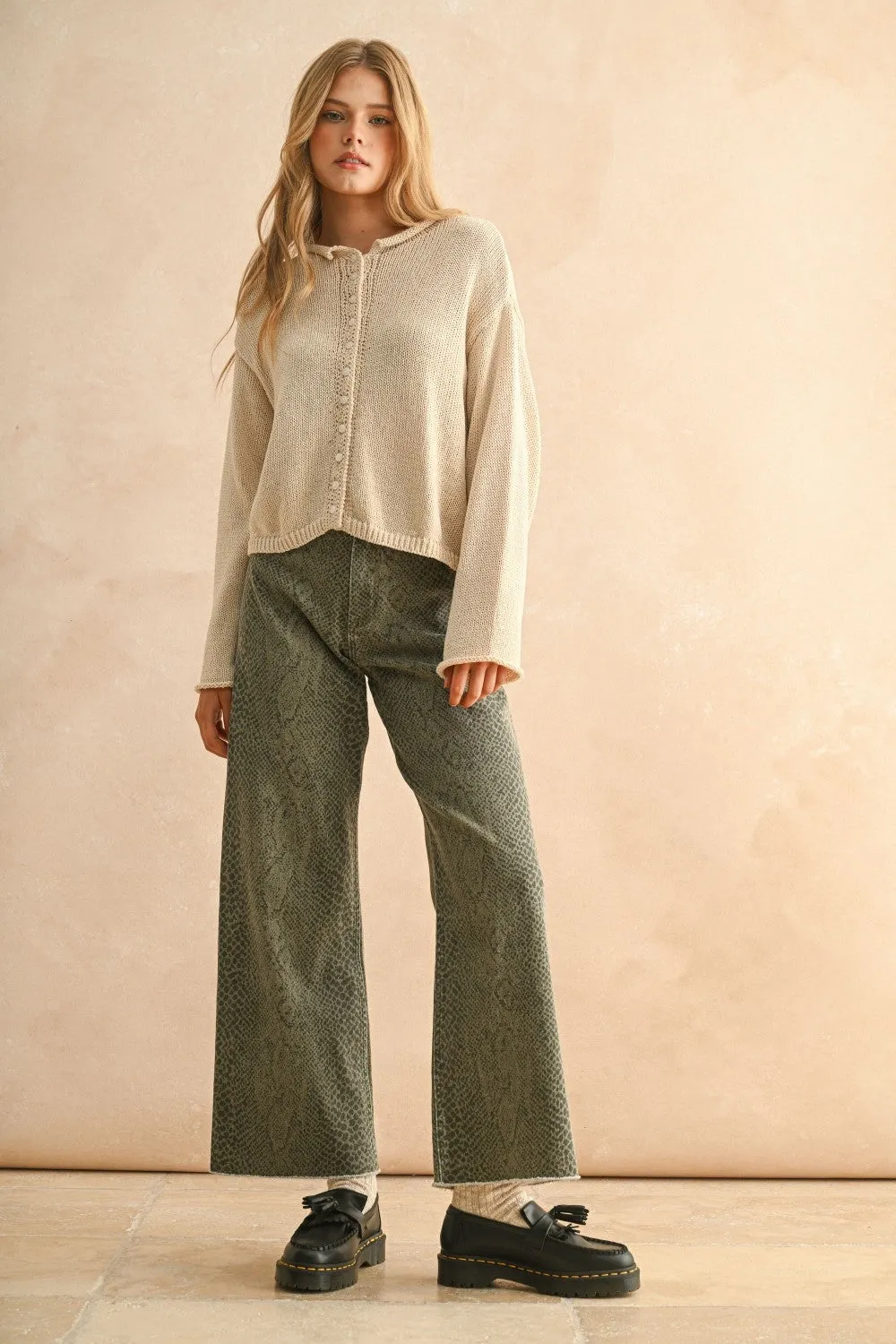 Cozy Button-Up Knit Cardigan sold by Evercado product image thumbnail 5