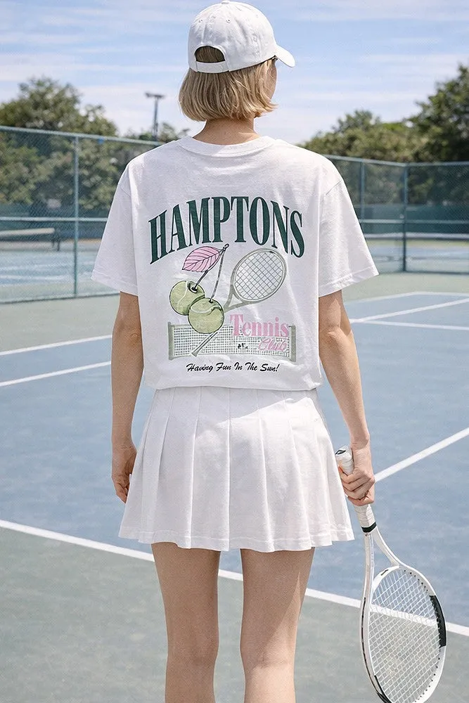 Hamptons Tennis Club Oversized Graphic T-Shirt sold by Evercado product image thumbnail 2