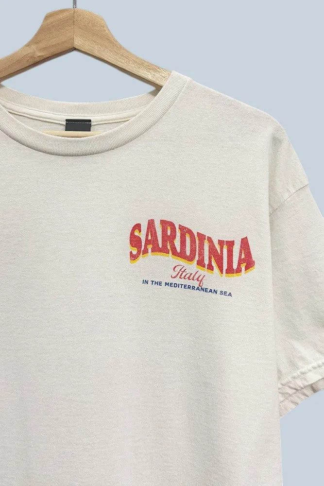 Sardinia Italy Oversized Graphic Tee sold by Evercado product image thumbnail 3
