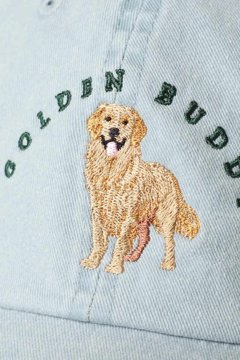 Golden Buddy Retriever Embroidered Dog Baseball Cap sold by Evercado product image thumbnail 4