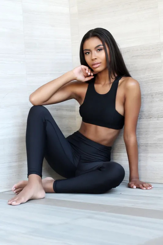 Midnight Racer Bra sold by SUNNSWEAT