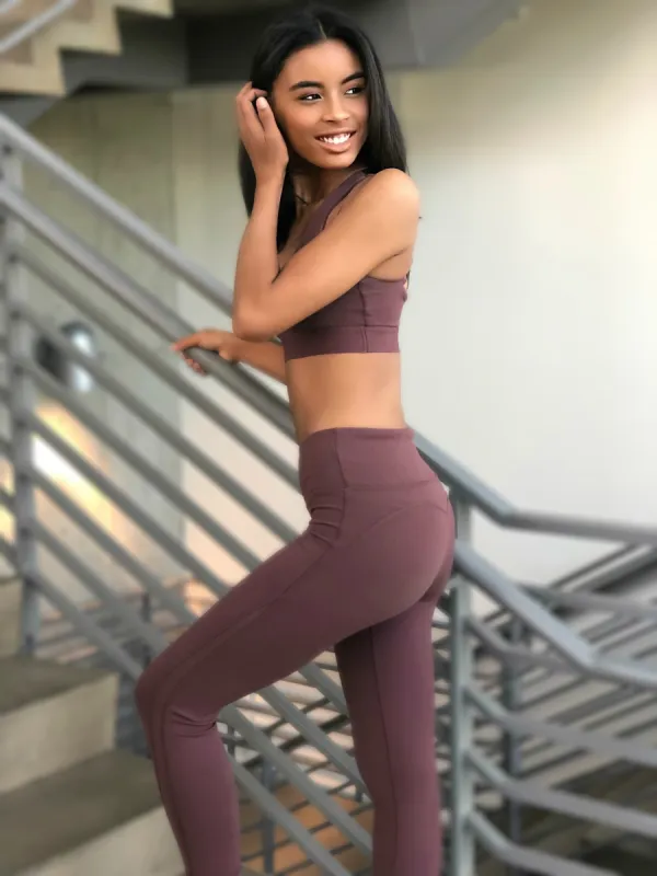 Mauvelous-Yoga Pant sold by SUNNSWEAT