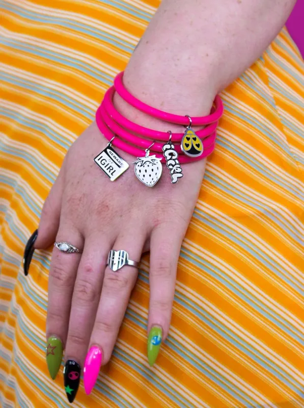Pink Jelly Bands sold by iGirl World
