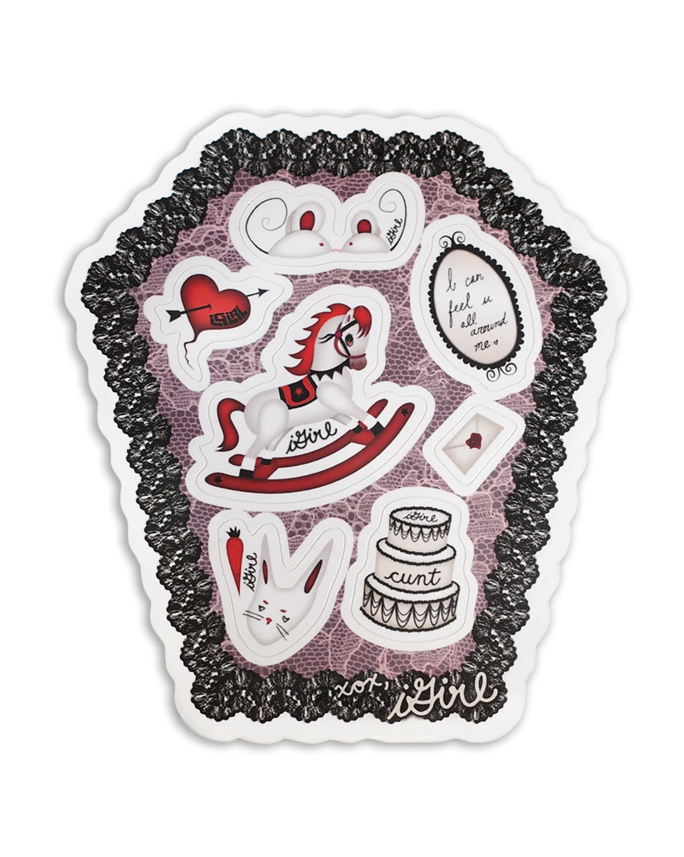 iGirl Sticker Sheet sold by iGirl World product image thumbnail 2