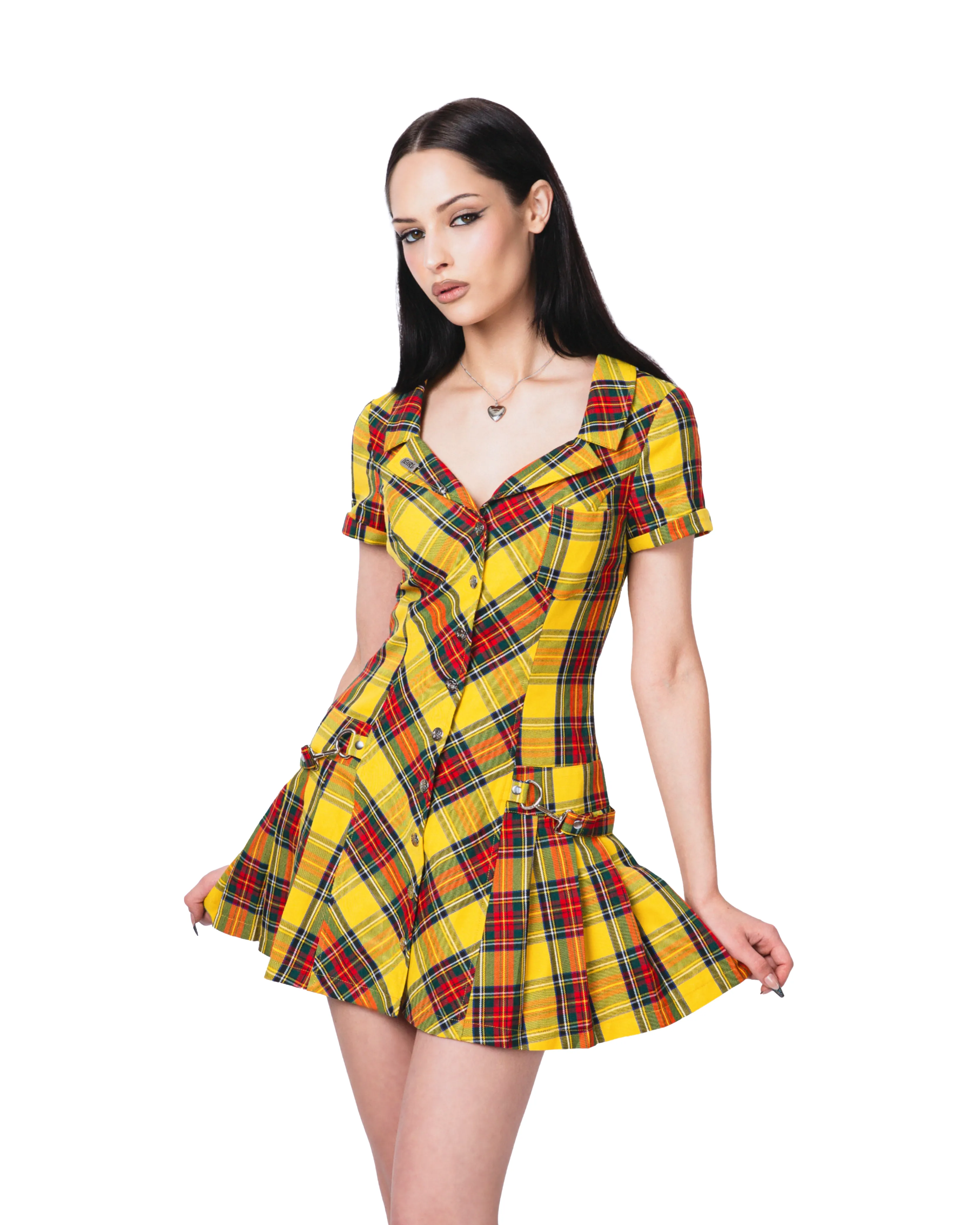 Yellow Sadie Dress sold by iGirl World product image thumbnail 2