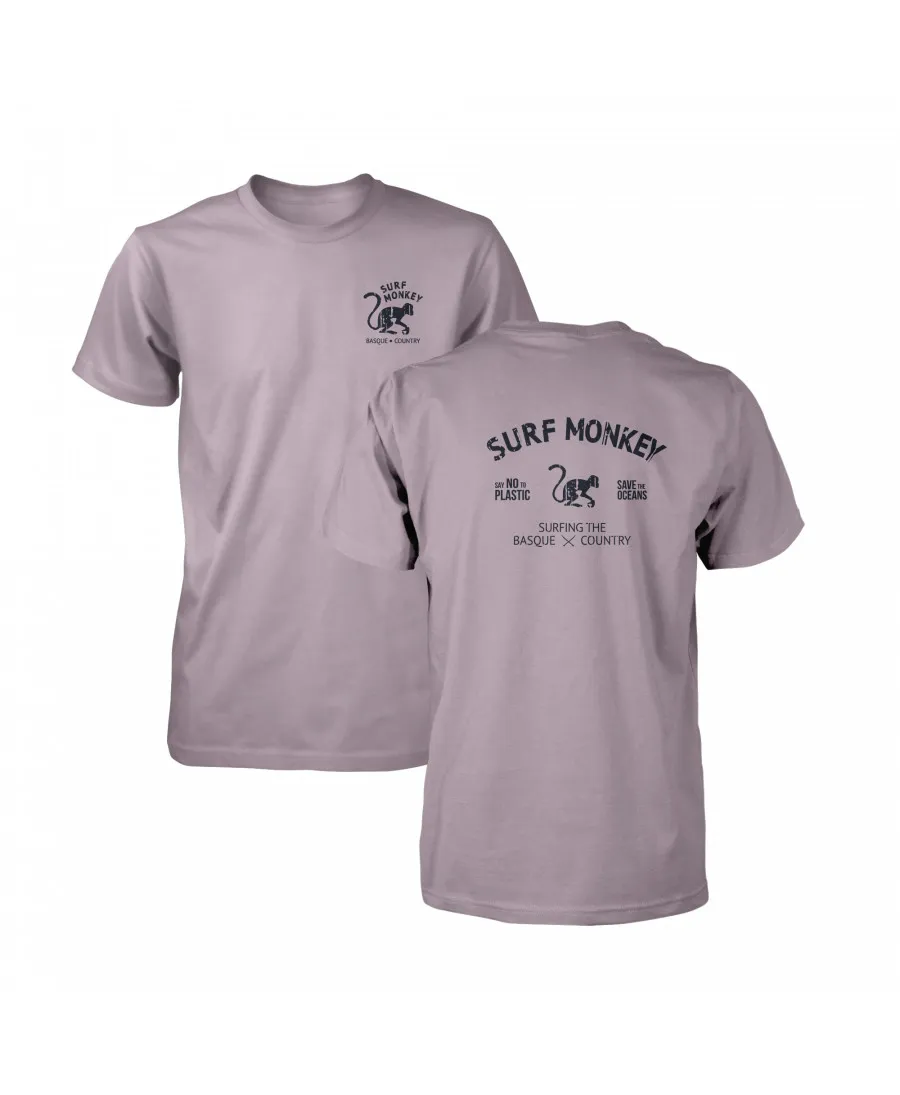 Surf Monkey Camiseta -/- Estilo Surf -/- Camiseta algodón orgánico Surf Monkey - surfing the basque country Talla L sold by Surf Monkey