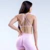 Dynamic High Neck Backless Sports Bra sold by Dfyne