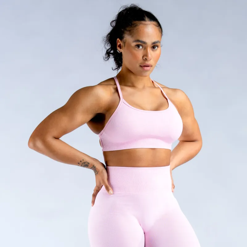 Dynamic Mist Backless Sports Bra sold by Dfyne