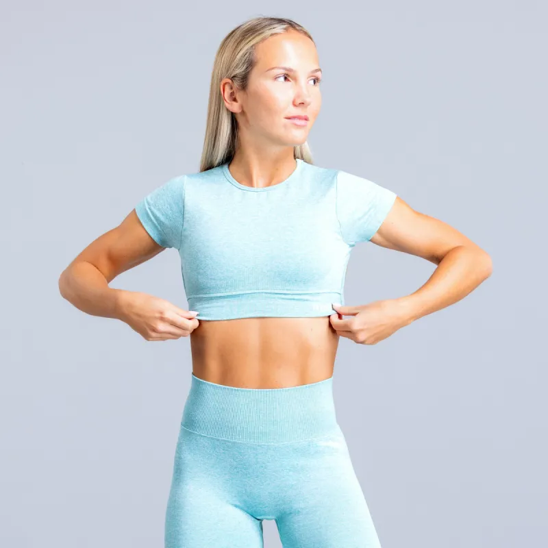 Hannah Pearson Twist Back Crop Top sold by Dfyne