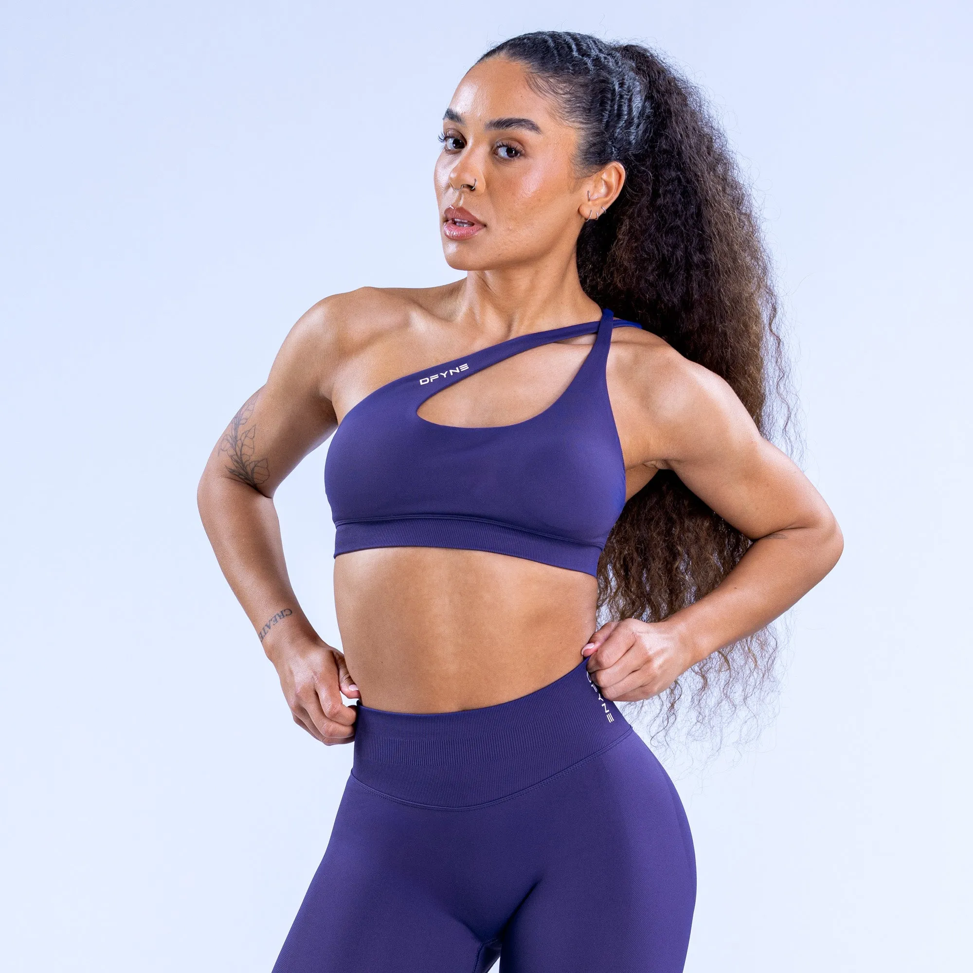 Impact Asymmetric Sports Bra sold by Dfyne product image thumbnail 3