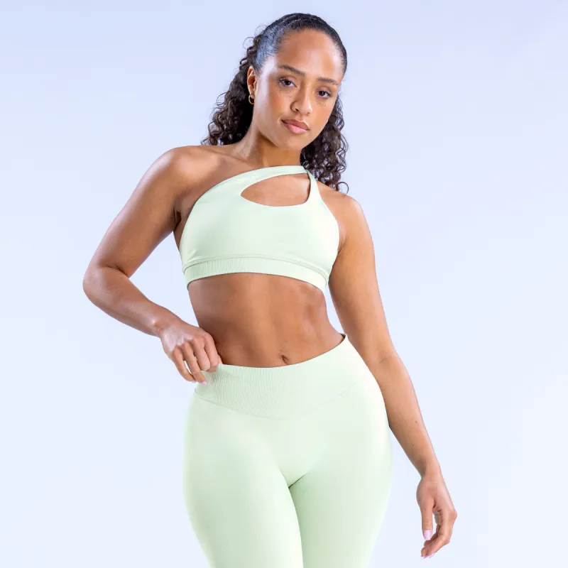 Impact Asymmetric Sports Bra sold by Dfyne