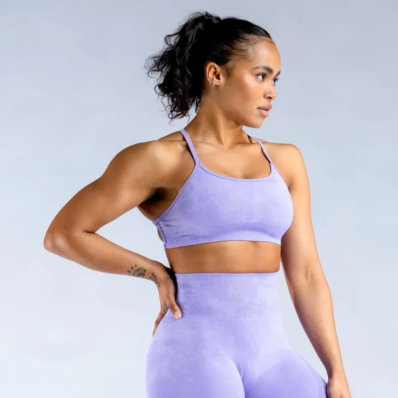 Dynamic Mist Backless Sports Bra sold by Dfyne