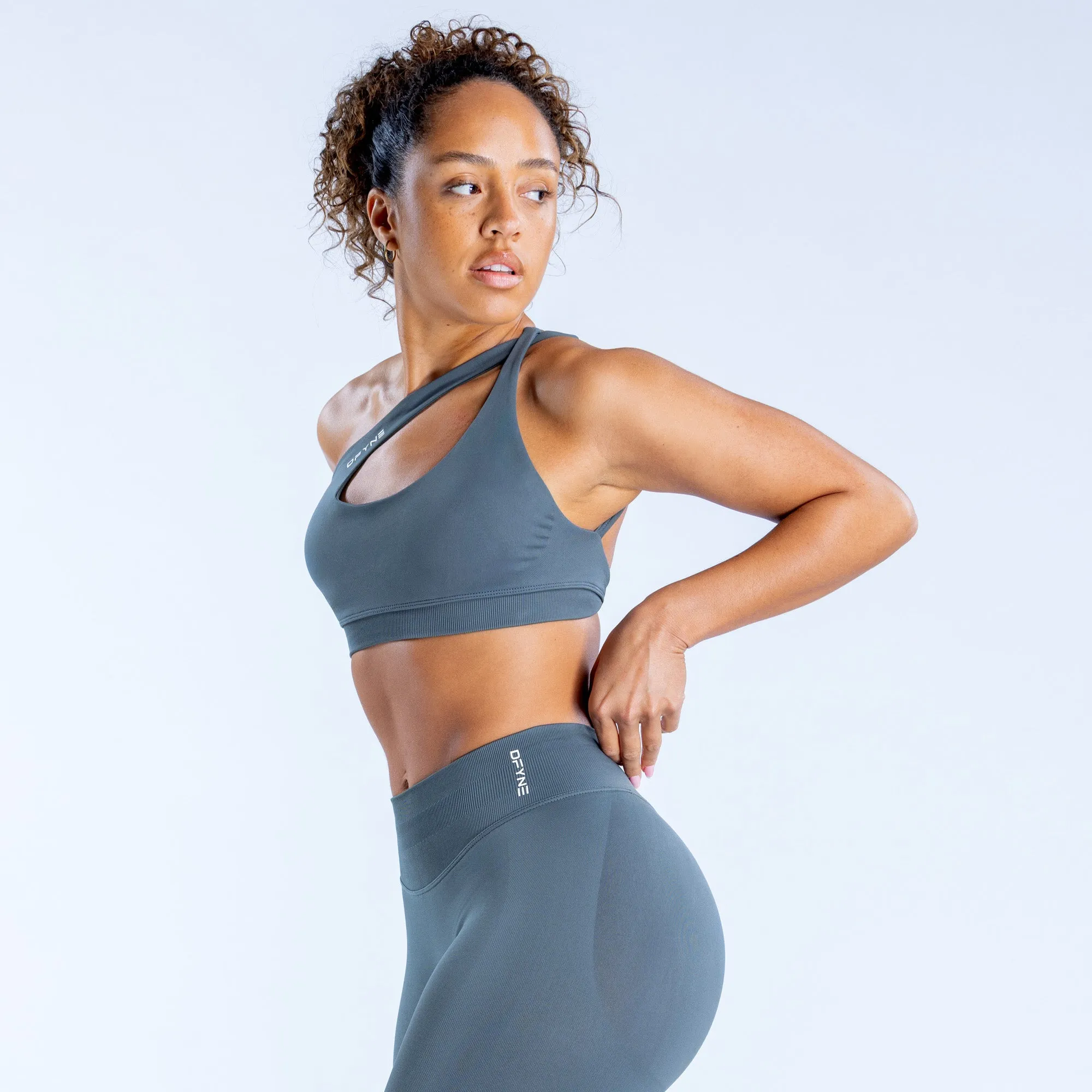 Impact Asymmetric Sports Bra sold by Dfyne product image thumbnail 3
