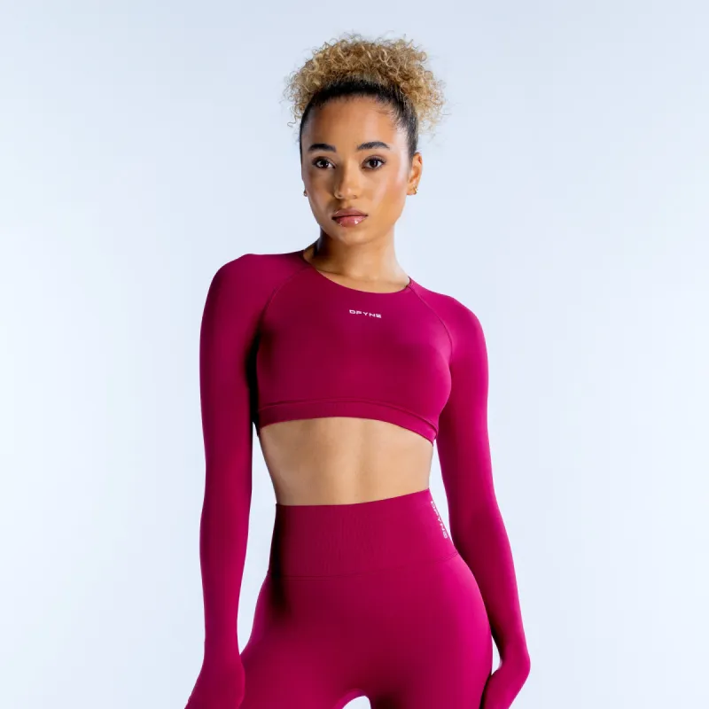 Dynamic Long Sleeve Crop Top sold by Dfyne