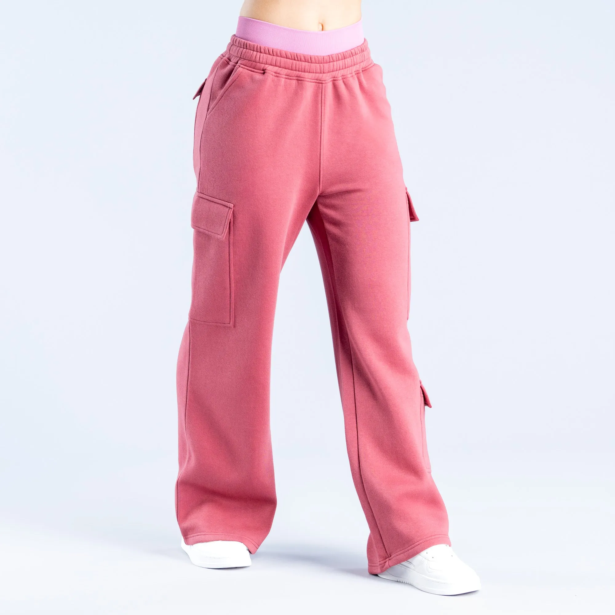 Lanyi Edit Wide Leg Cargo Joggers sold by Dfyne product image thumbnail 4