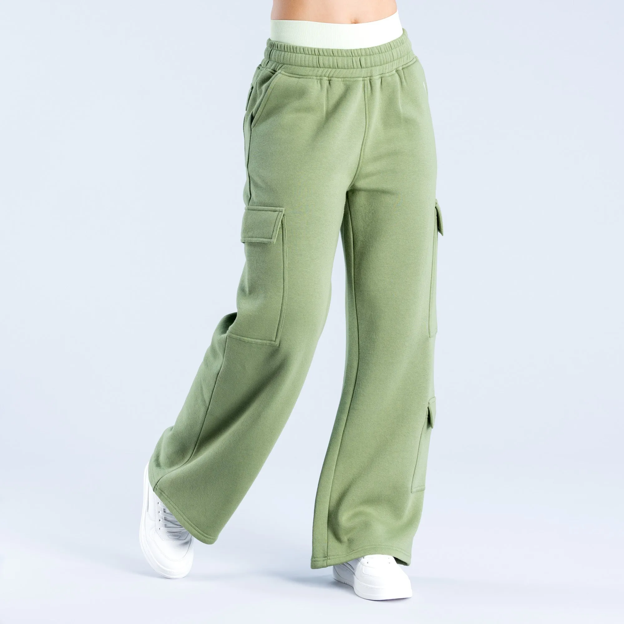 Lanyi Edit Wide Leg Cargo Joggers sold by Dfyne product image thumbnail 4