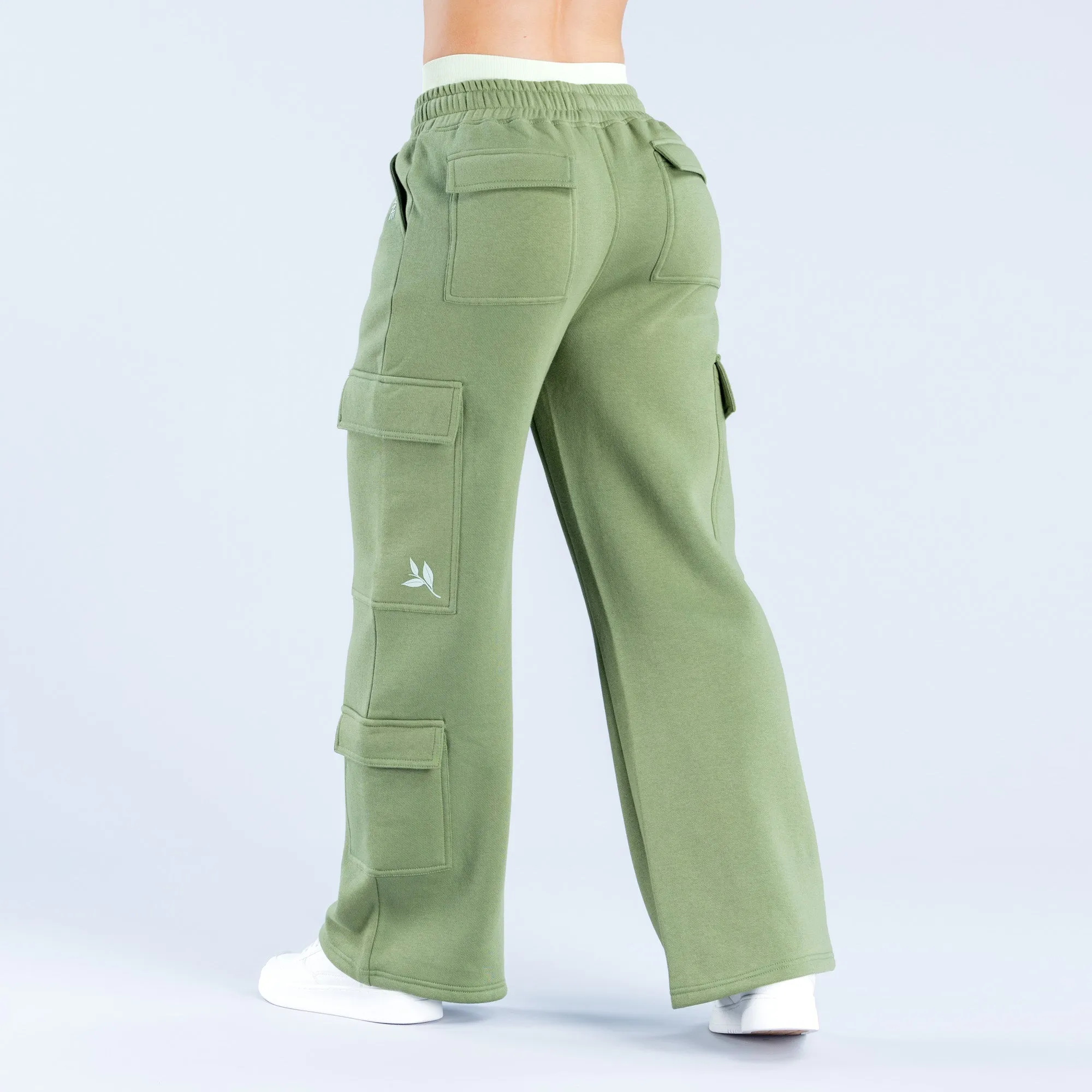 Lanyi Edit Wide Leg Cargo Joggers sold by Dfyne product image thumbnail 2