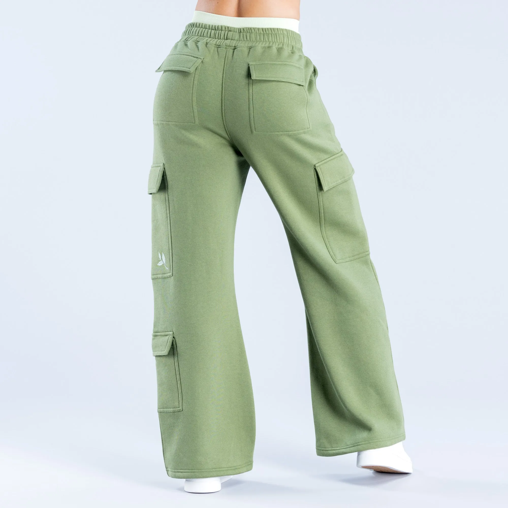Lanyi Edit Wide Leg Cargo Joggers sold by Dfyne product image thumbnail 3