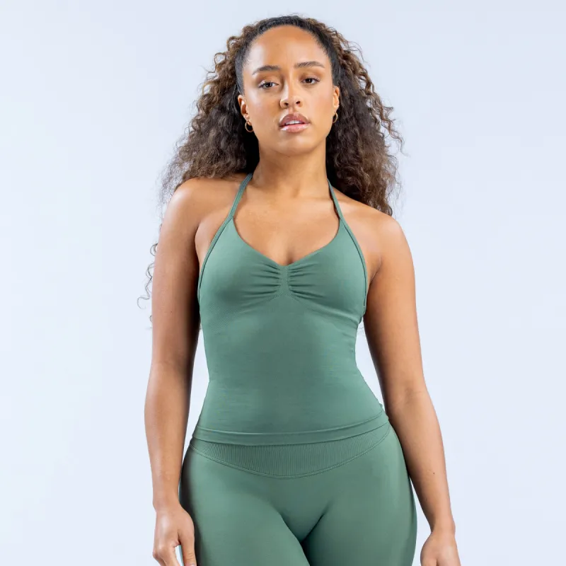 Impact Longline Strappy Top sold by Dfyne