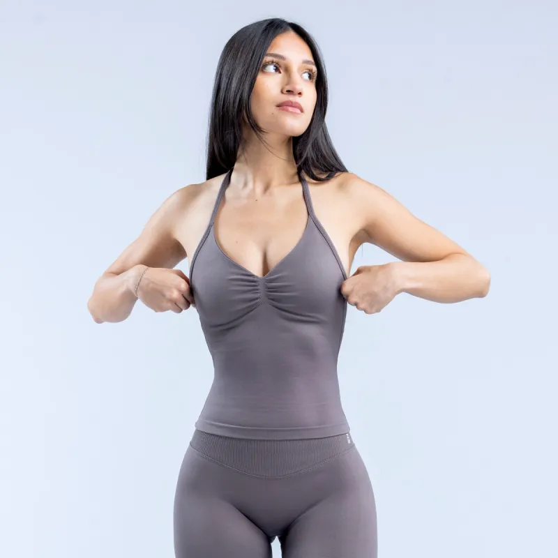 Impact Longline Strappy Top sold by Dfyne