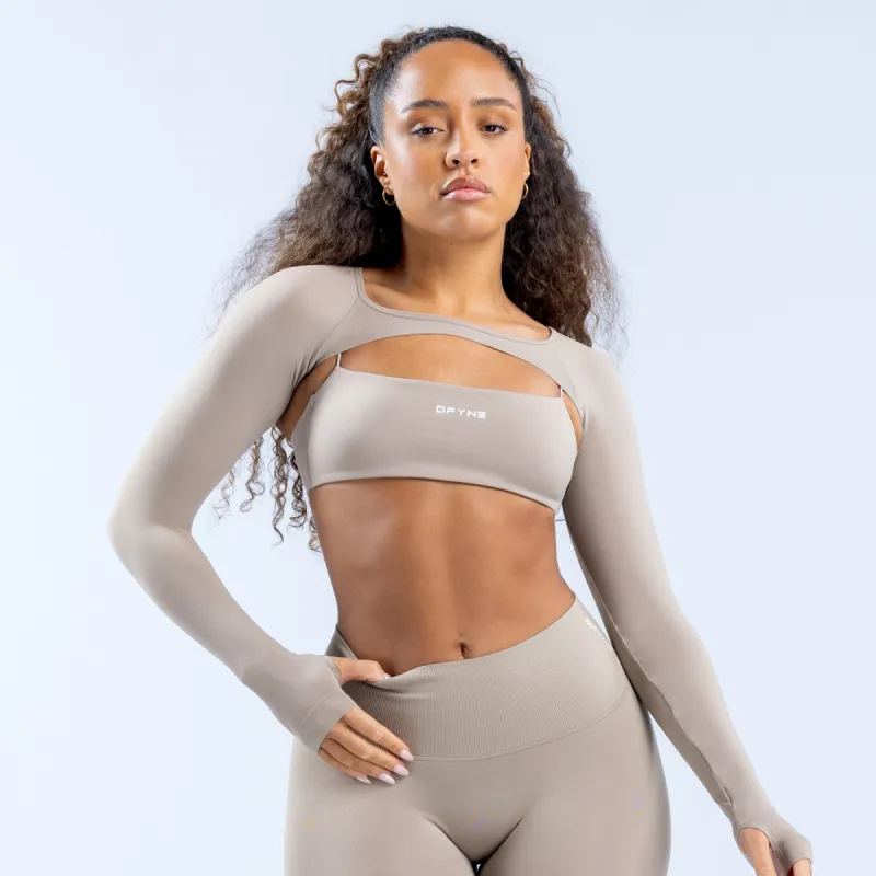 Defy Long Sleeve Shrug sold by Dfyne