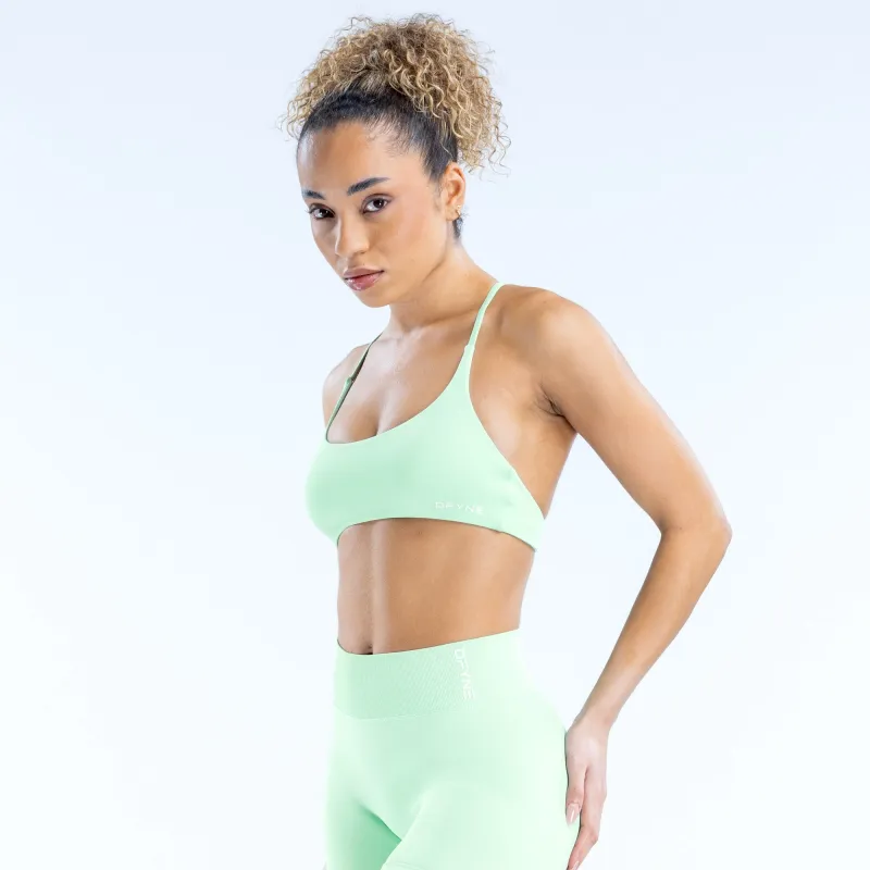 Dynamic Twist Back Bra sold by Dfyne
