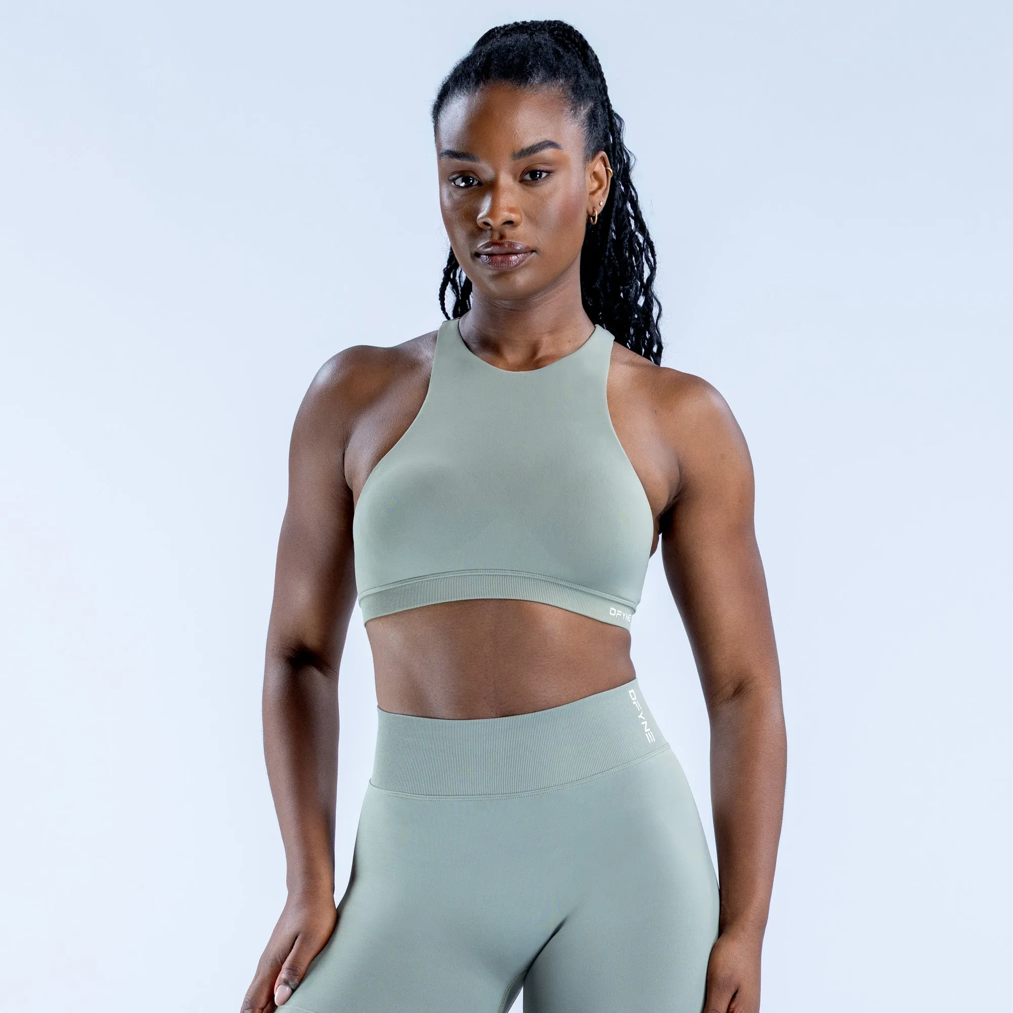 Dynamic Racer Bra sold by Dfyne