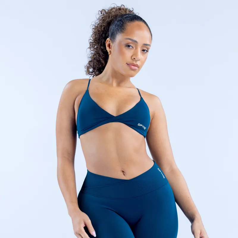 Vision Twist Front Sports Bra sold by Dfyne