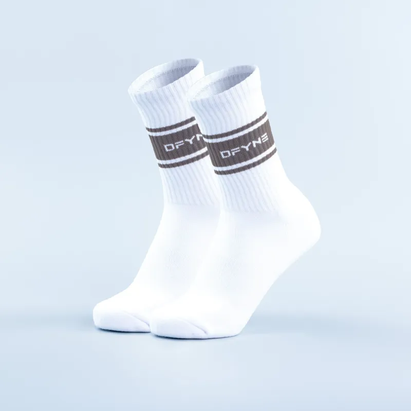 Sports Stripe Crew Socks sold by Dfyne