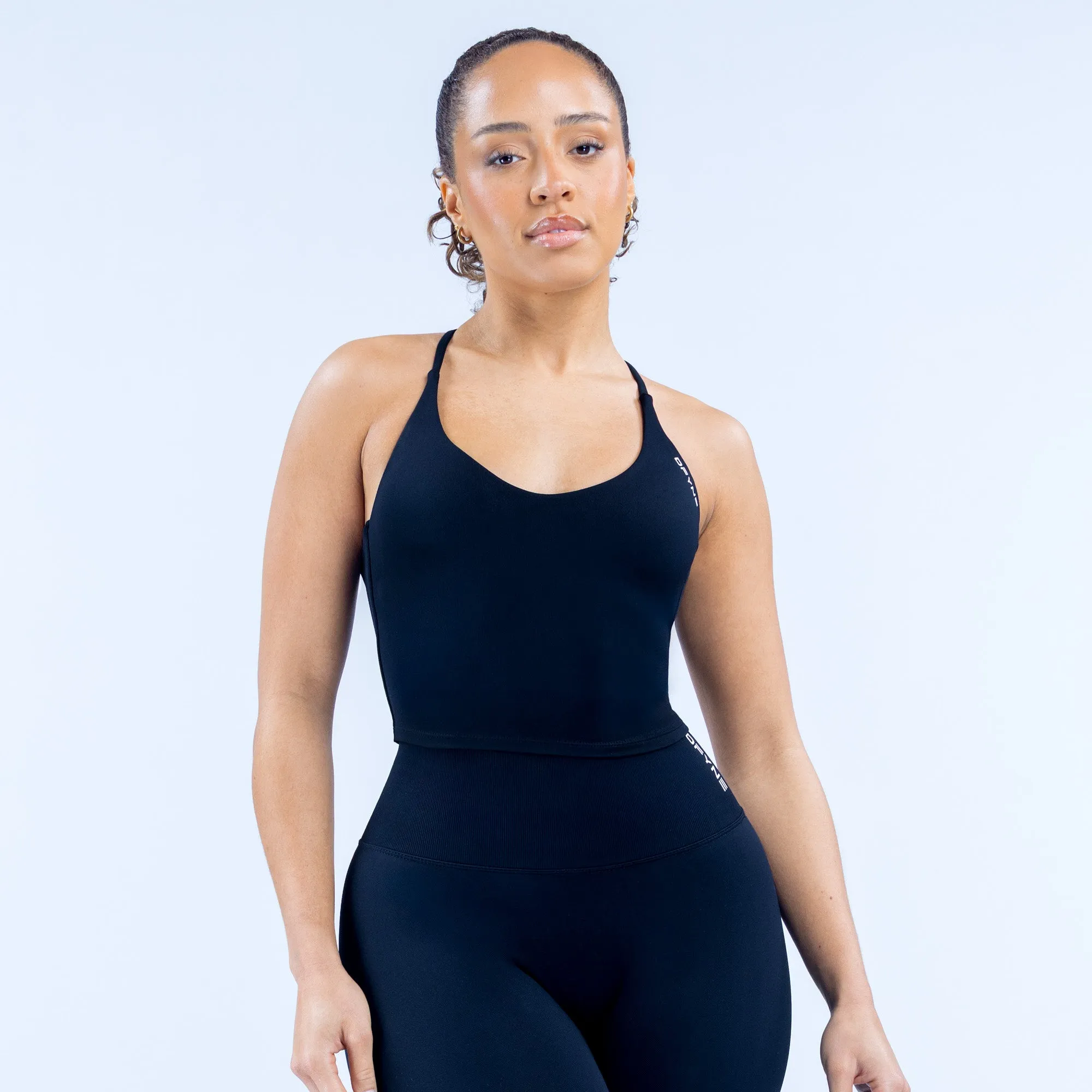 Dynamic Strappy Top sold by Dfyne