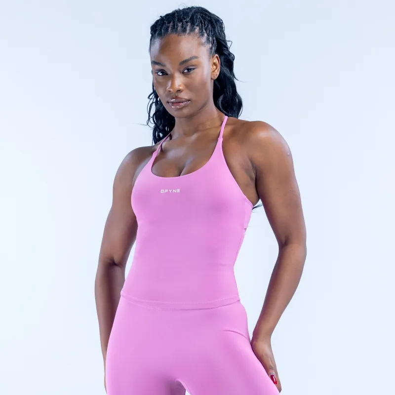 Dynamic Twist Back Top sold by Dfyne