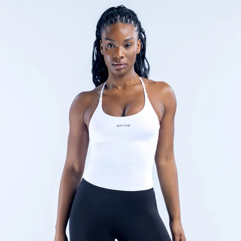 Dynamic Twist Back Top sold by Dfyne