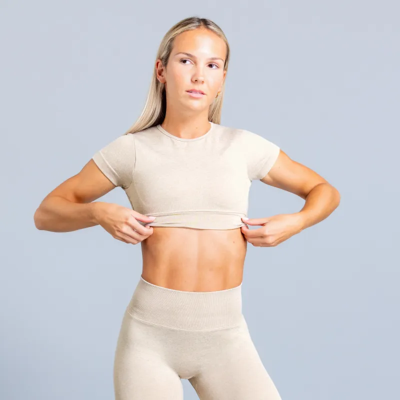 Hannah Pearson Twist Back Crop Top sold by Dfyne