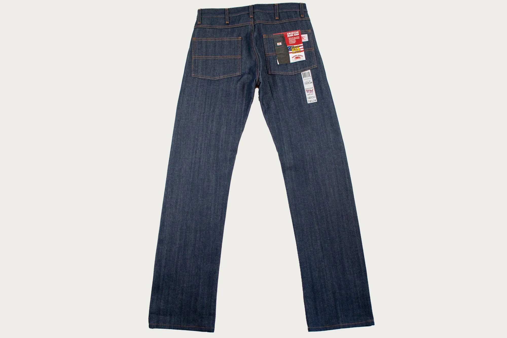 Round House Lot 182 Slim Straight Fit Raw Denim Jeans - Indigo sold by Heddels Shop product image thumbnail 2