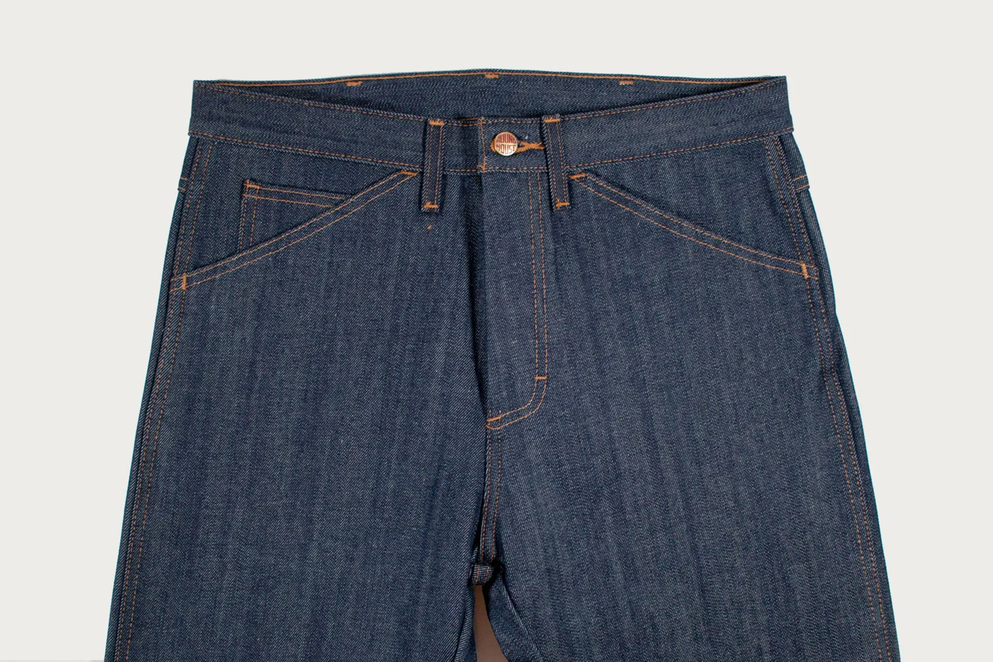 Round House Lot 182 Slim Straight Fit Raw Denim Jeans - Indigo sold by Heddels Shop product image thumbnail 3