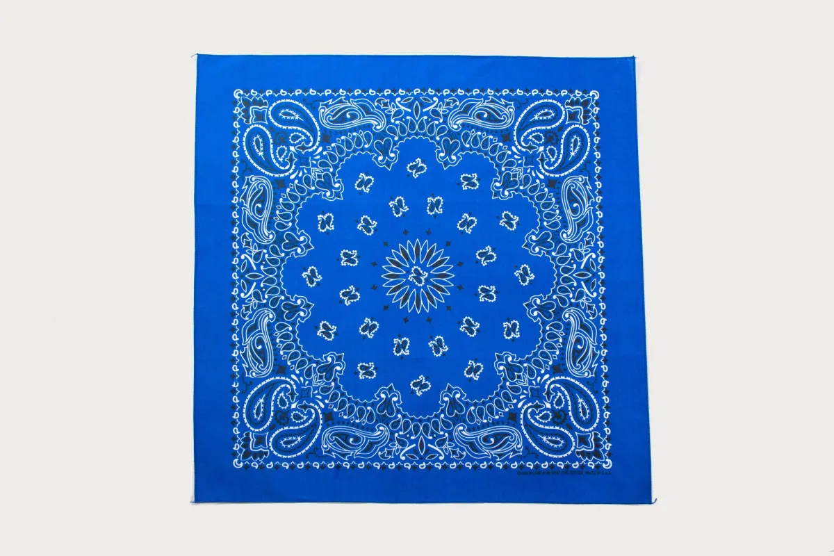 Hav-A-Hank Paisley Bandana - Royal Blue sold by Heddels Shop
