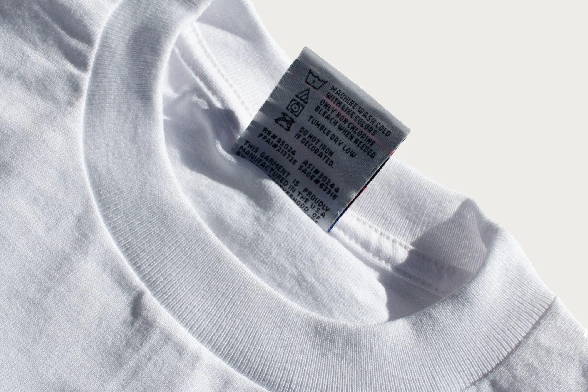 The Teamster Tee - Long-Sleeve White sold by Heddels Shop product image thumbnail 4
