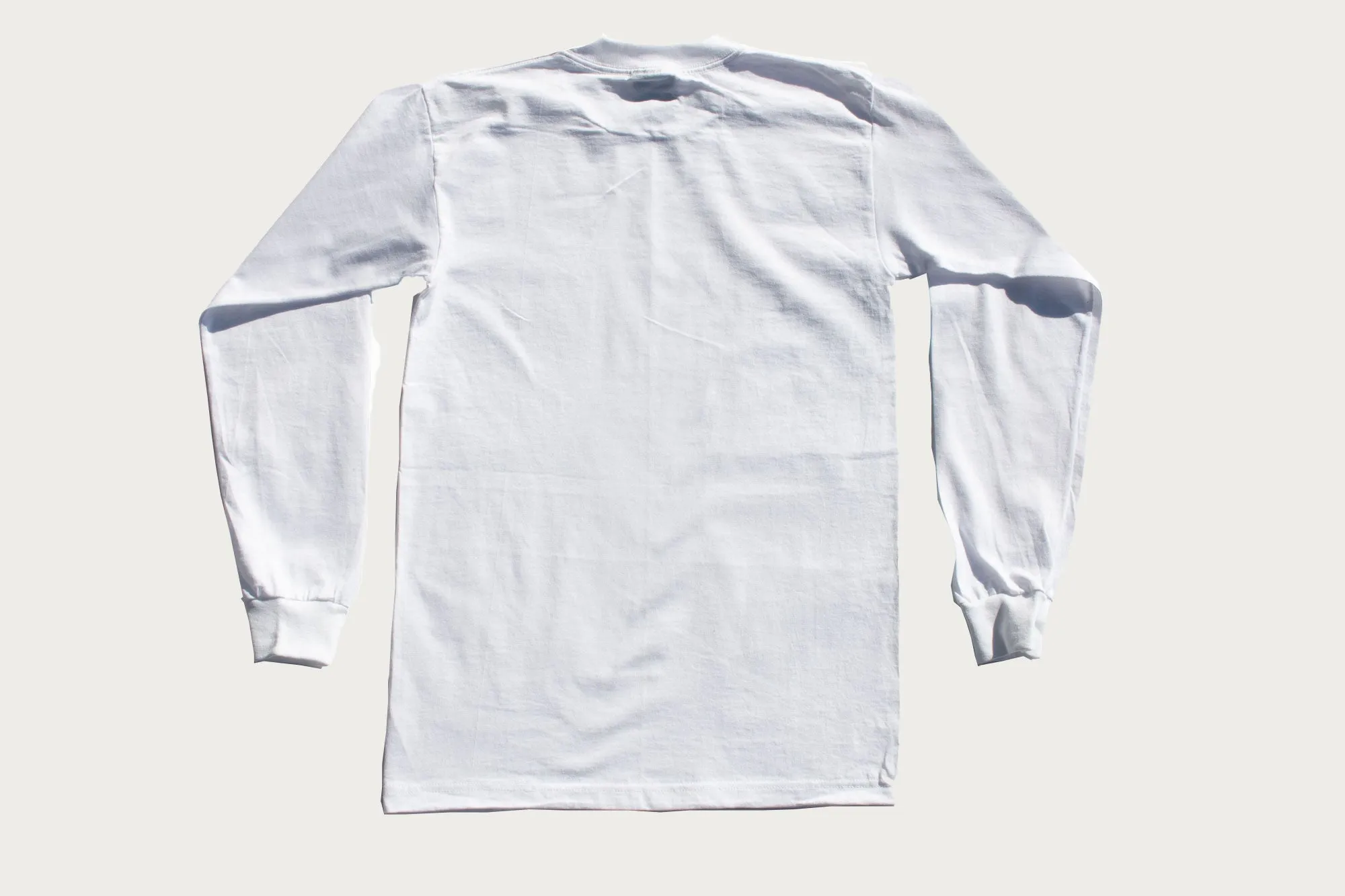 The Teamster Tee - Long-Sleeve White sold by Heddels Shop product image thumbnail 2