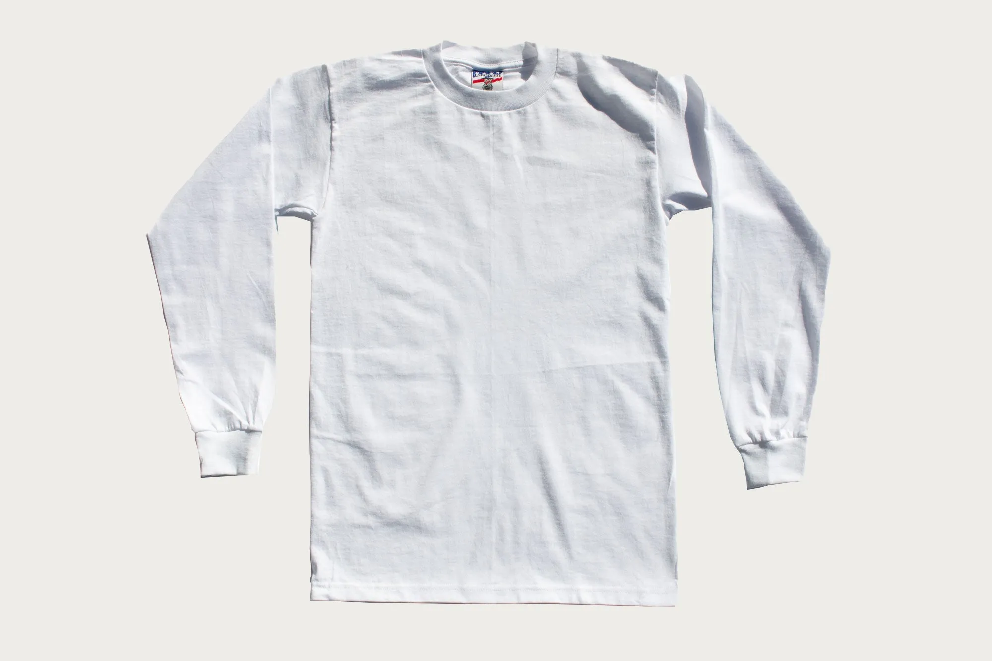 The Teamster Tee - Long-Sleeve White sold by Heddels Shop