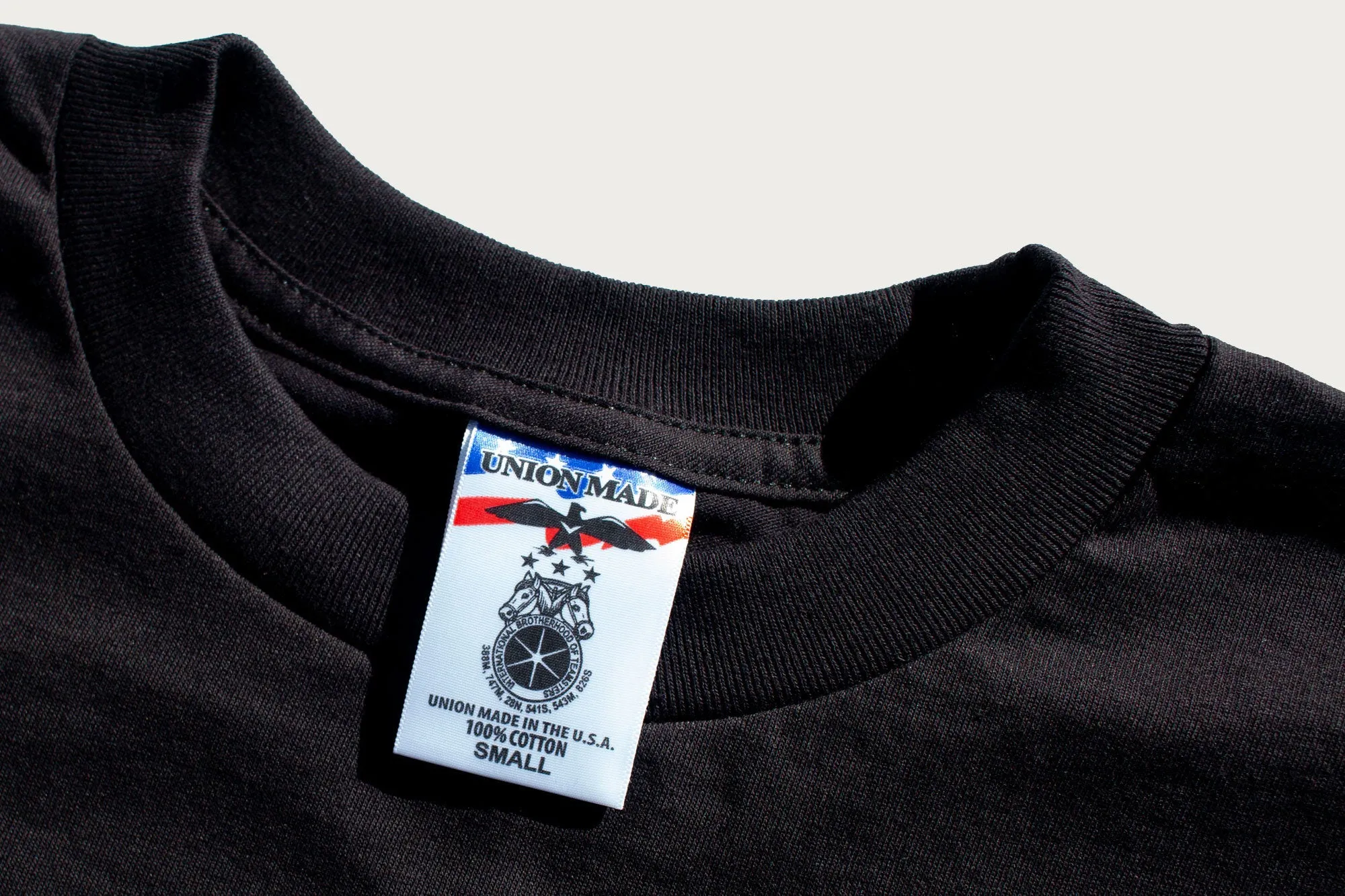 The Teamster Tee - Long-Sleeve Black sold by Heddels Shop product image thumbnail 3