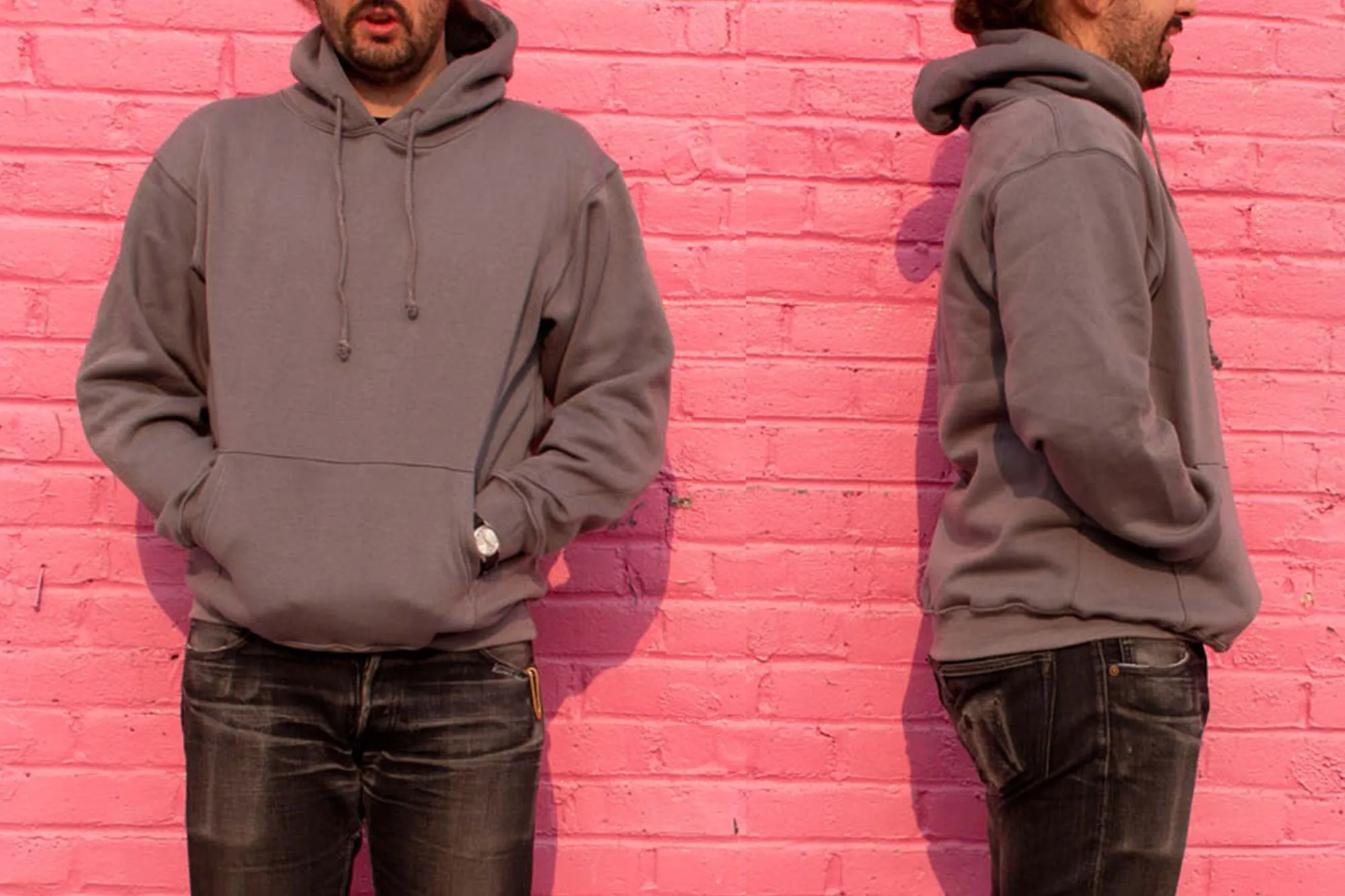 The Teamster Hoodie - Charcoal sold by Heddels Shop product image thumbnail 5
